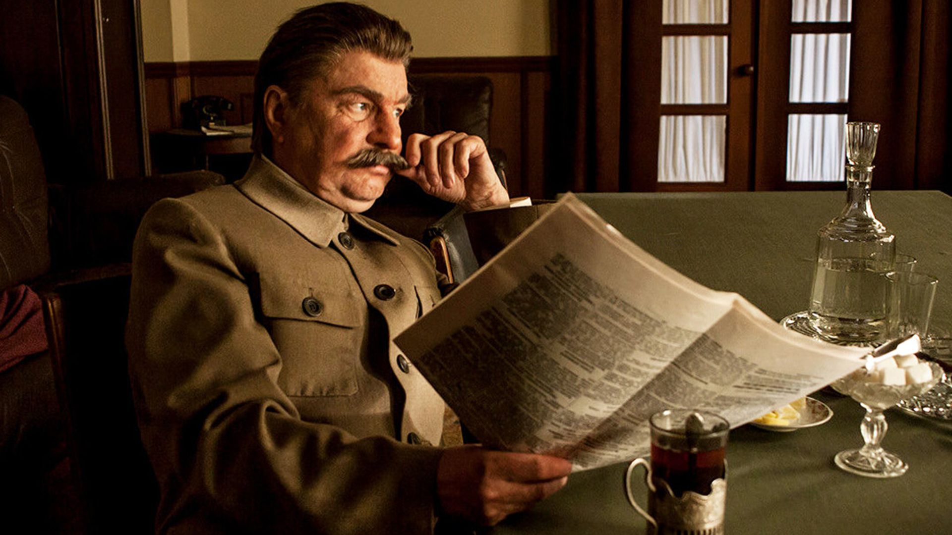 Актёр Сергей Колтаков в роли Иосифа Сталина