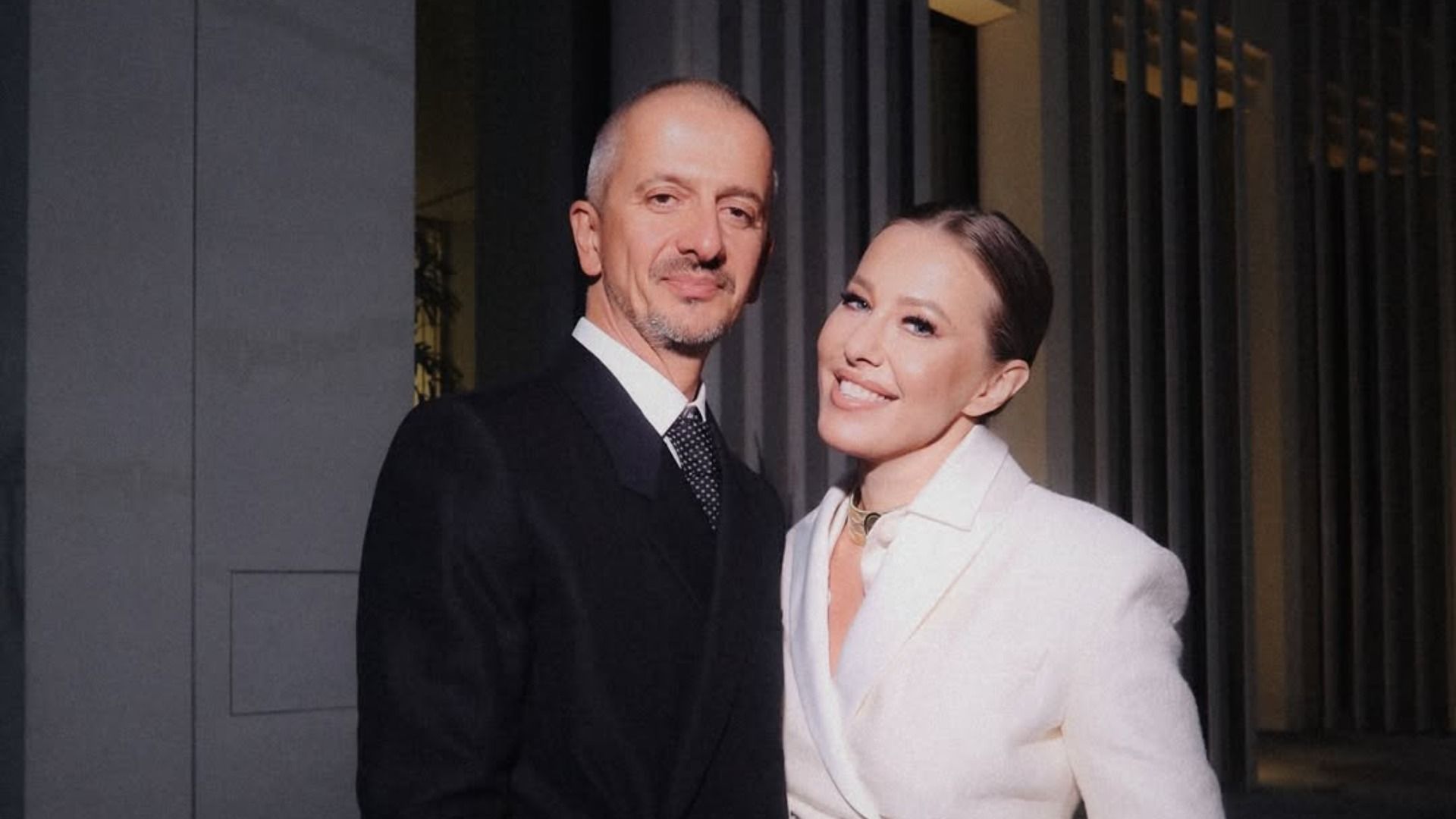 Журналист Ксения Собчак и режиссер Константин Богомолов