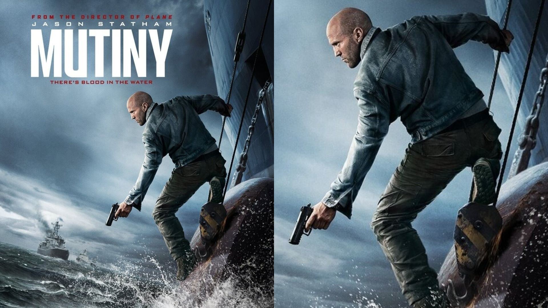 Постер фильма "Мятеж" с Джейсоном Стэтхэмом