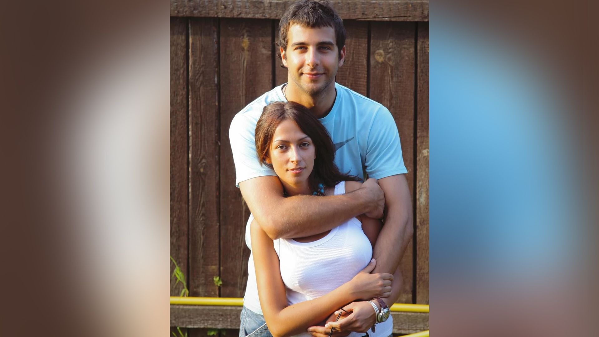 Иван Ургант и Наталья Кикнадзе в молодости