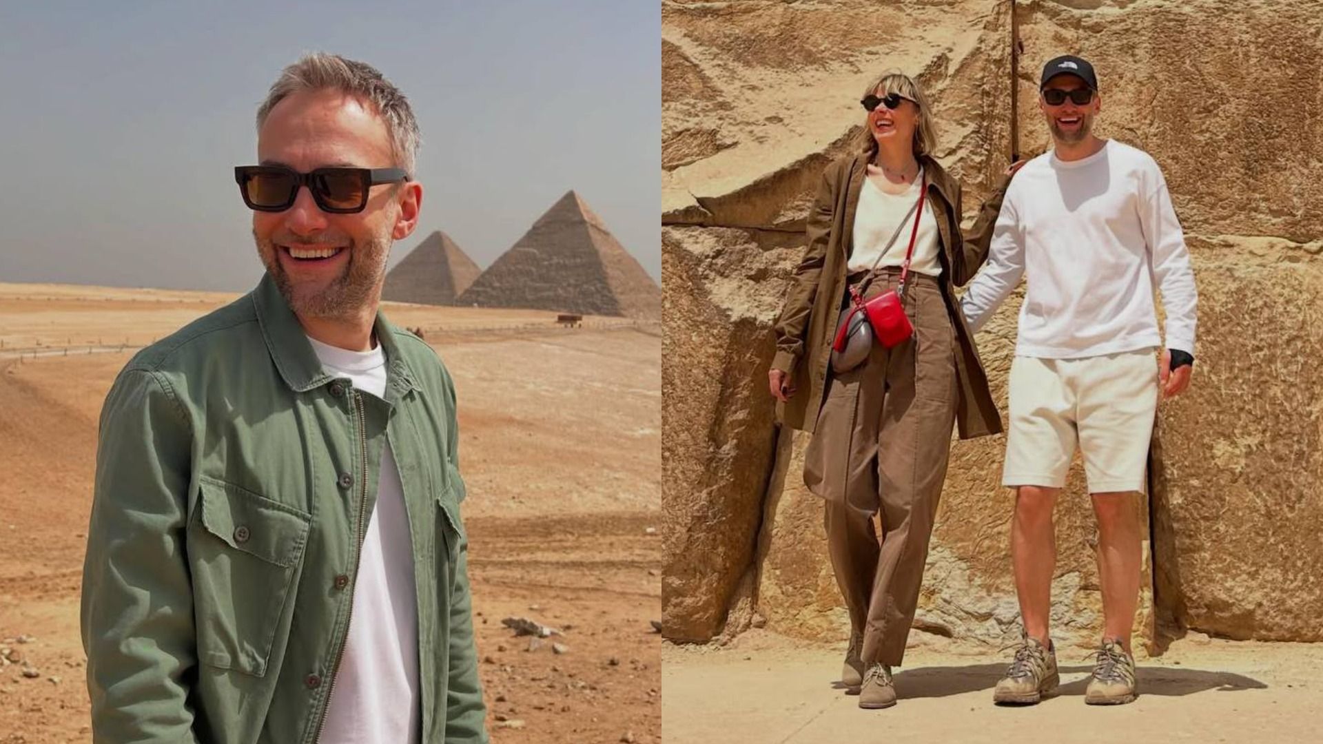 Дмитрий Шепелев опубликовал новые фото с женой Катей из отпуска в Египте