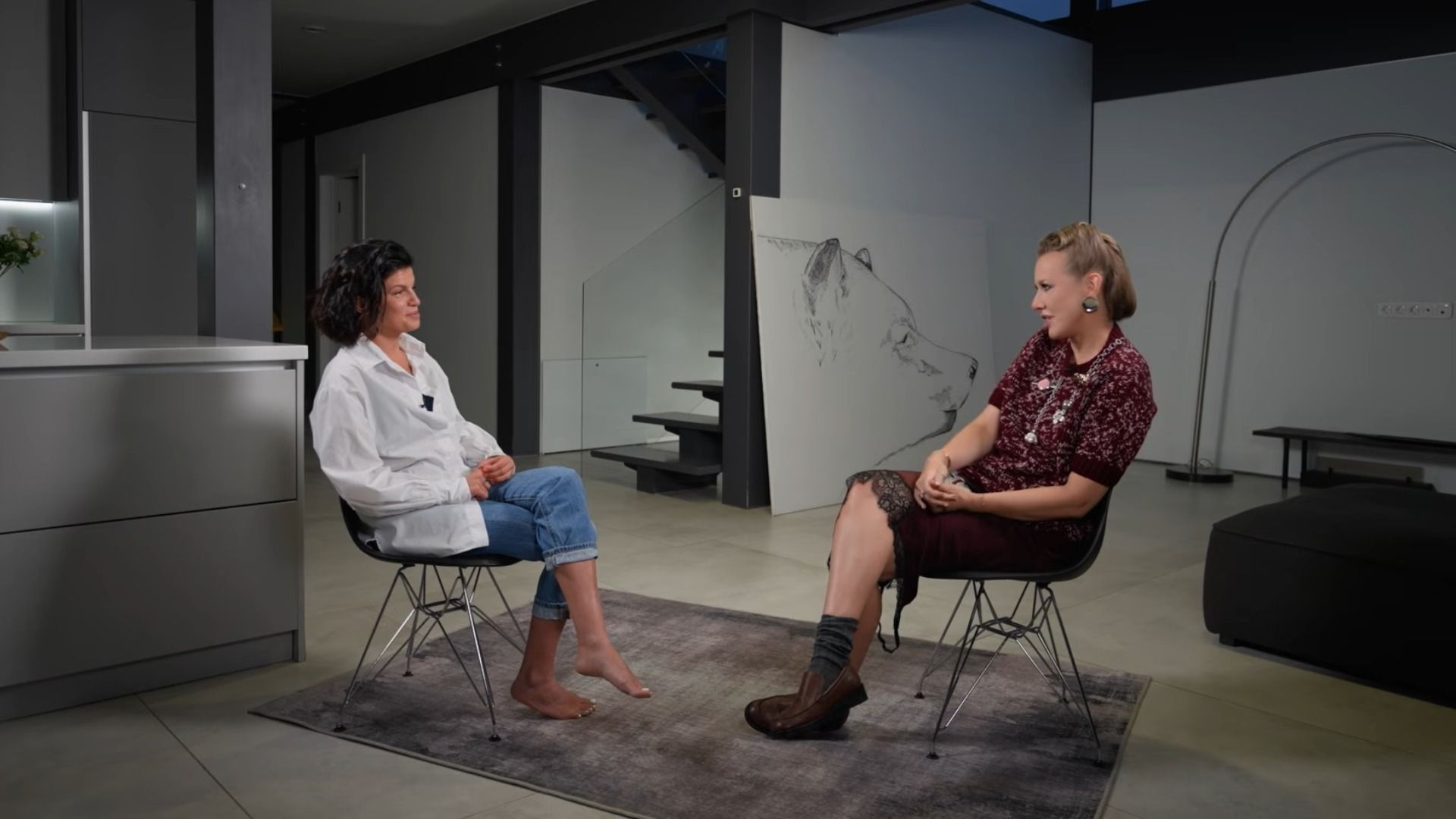 Актриса Агния Кузнецова и журналист Ксения Собчак