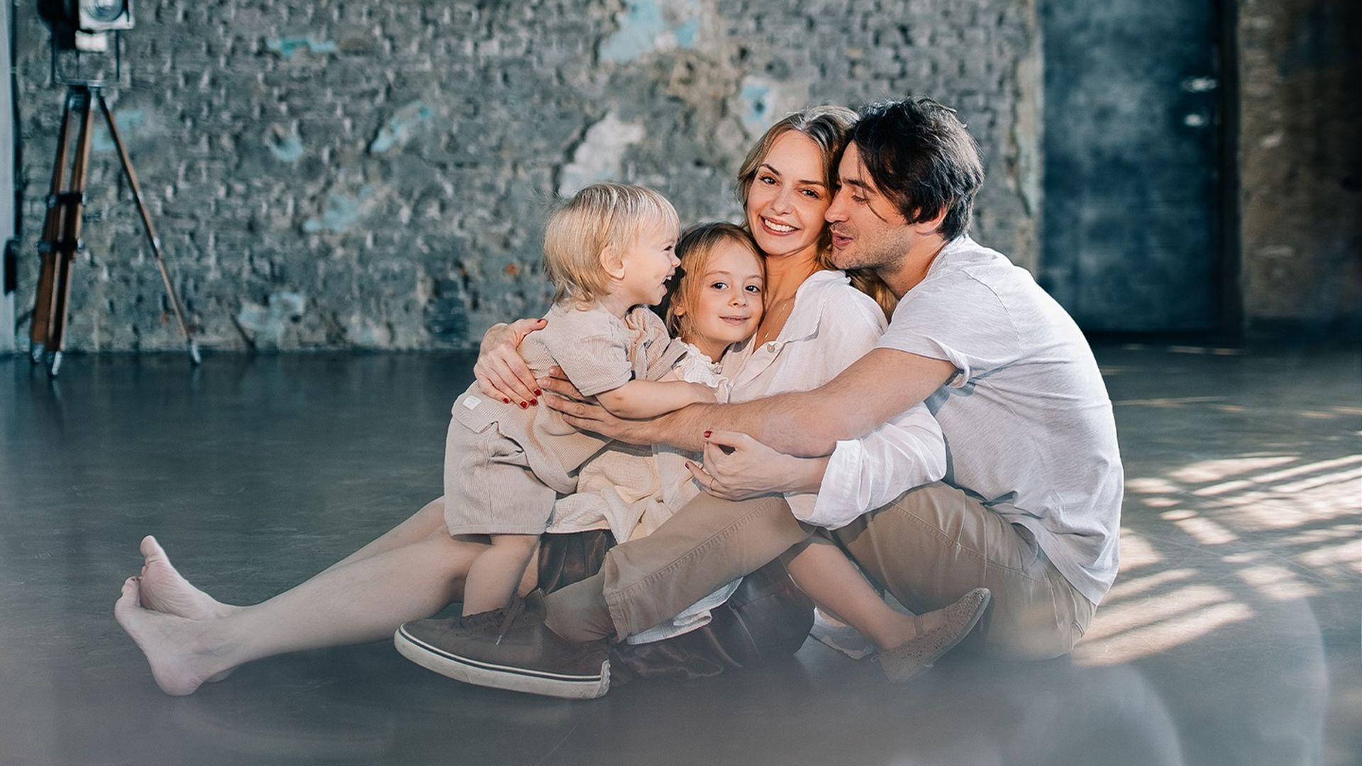 Актриса Лиза Климова с семьёй