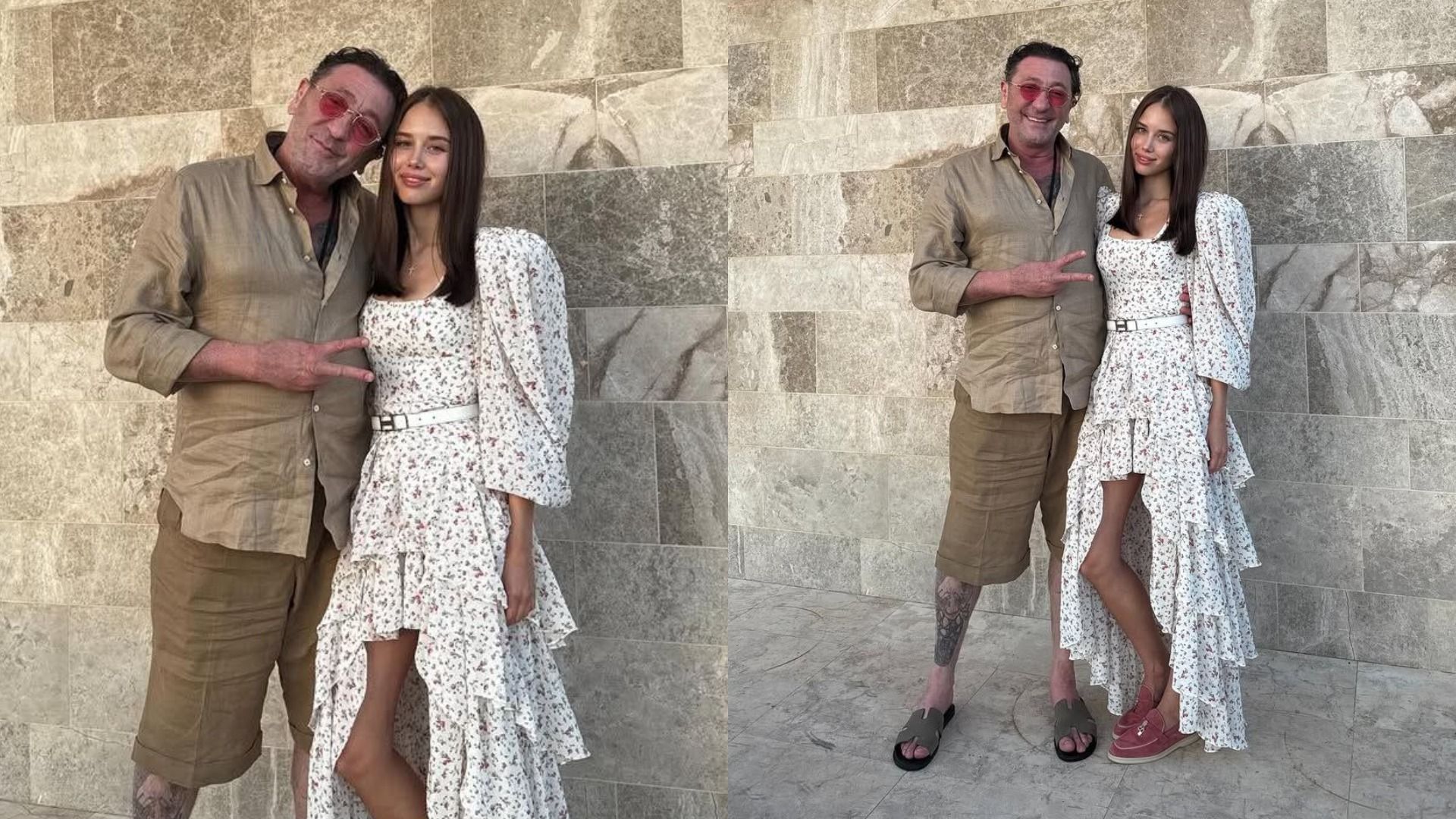 Певец Григорий Лепс и блогер Аврора Киба