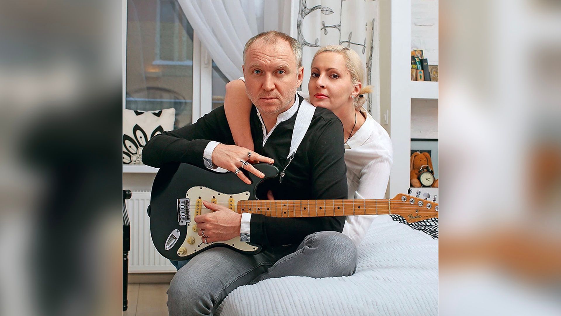 Актёр Олег Алмазов и его жена Ирина Панфилова