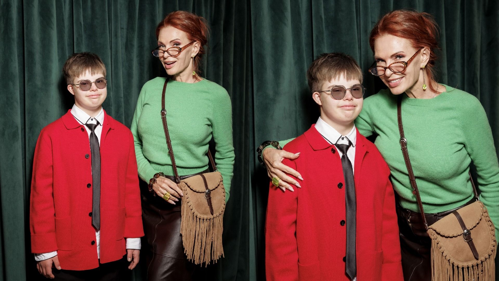 Актриса Эвелина Бледанс с сыном Семеном