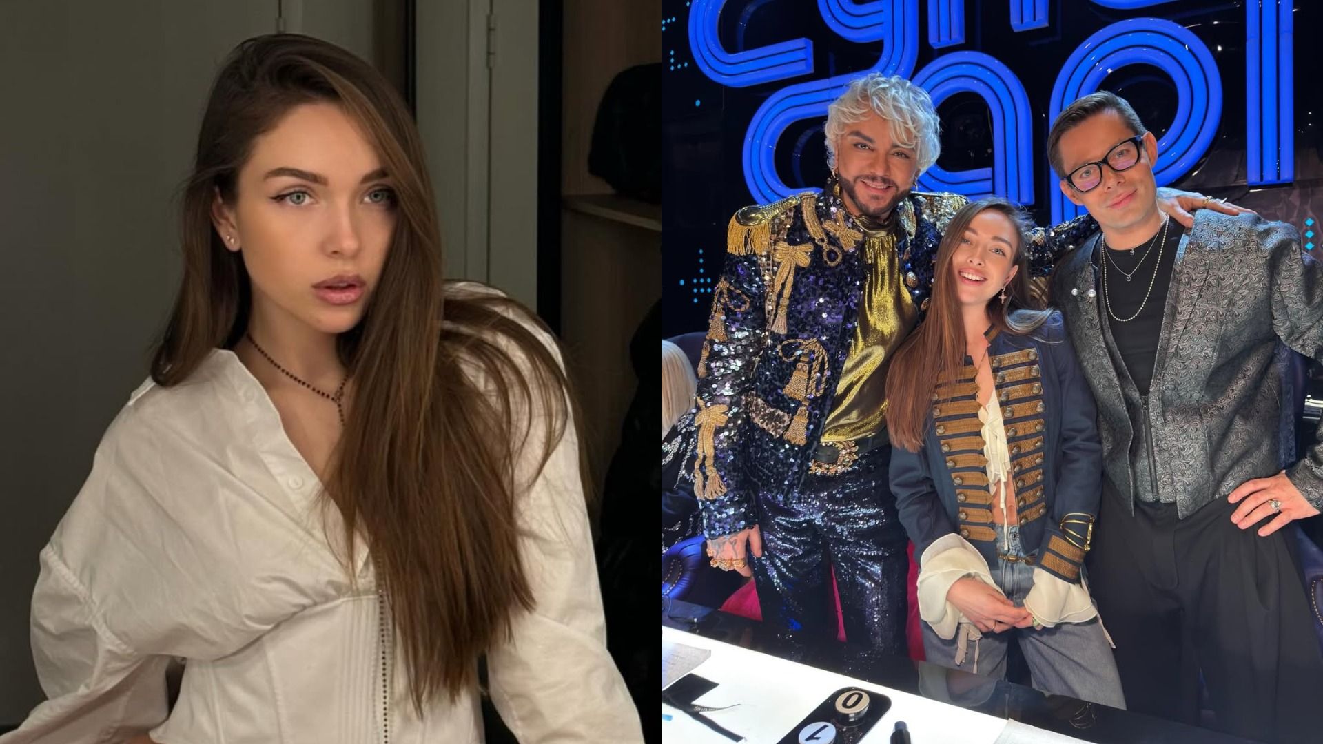 Стилист Полина Плеханова и певец Стас Пьеха