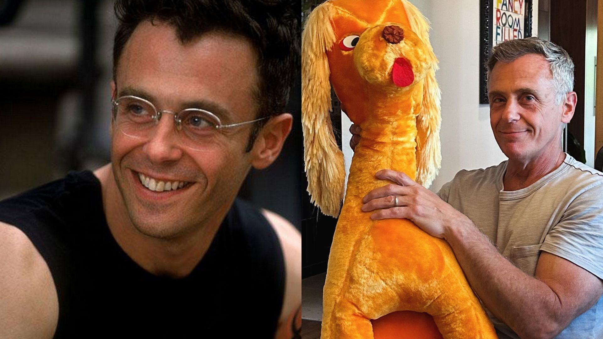 Дэвид Эйгенберг в молодости и сейчас