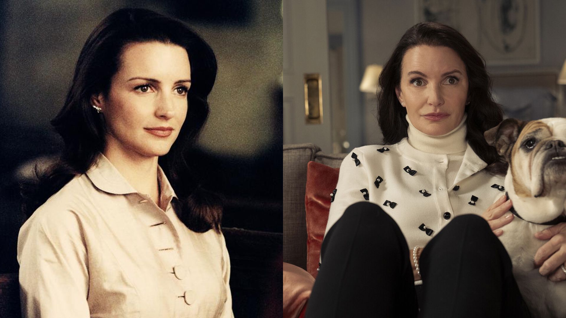 Кристин Дэвис в молодости и сейчас