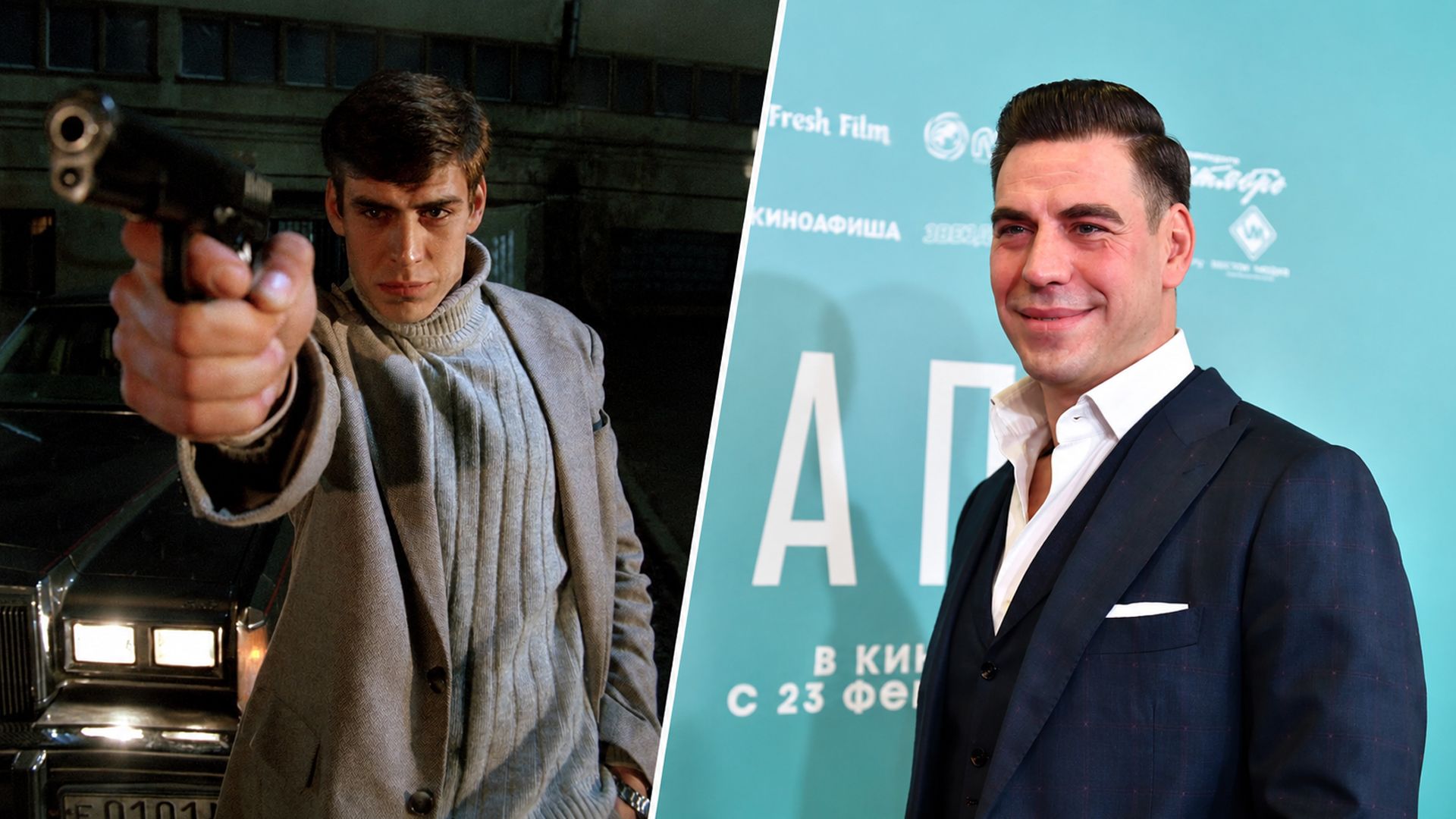 Дмитрий Дюжев в сериале "Бригада" и сейчас