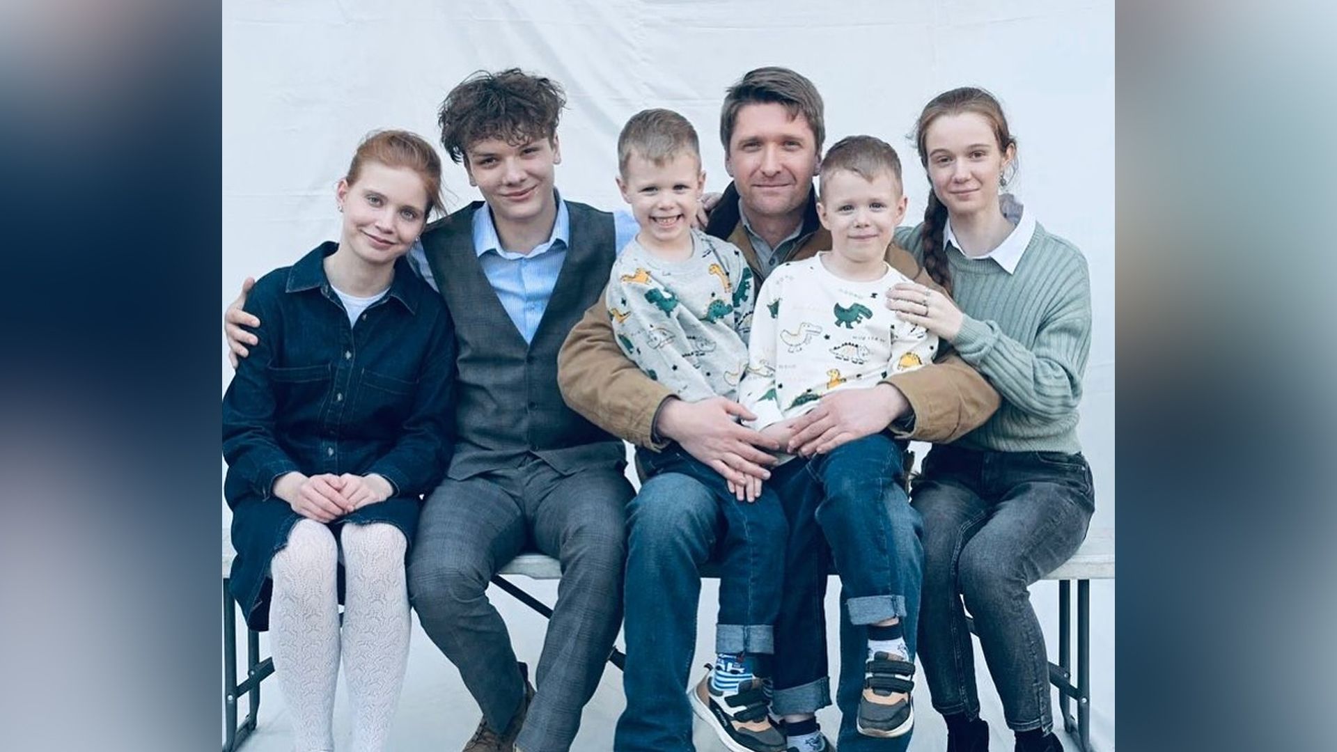 Дмитрий Пчела на съёмках сериала "Папа для всех"