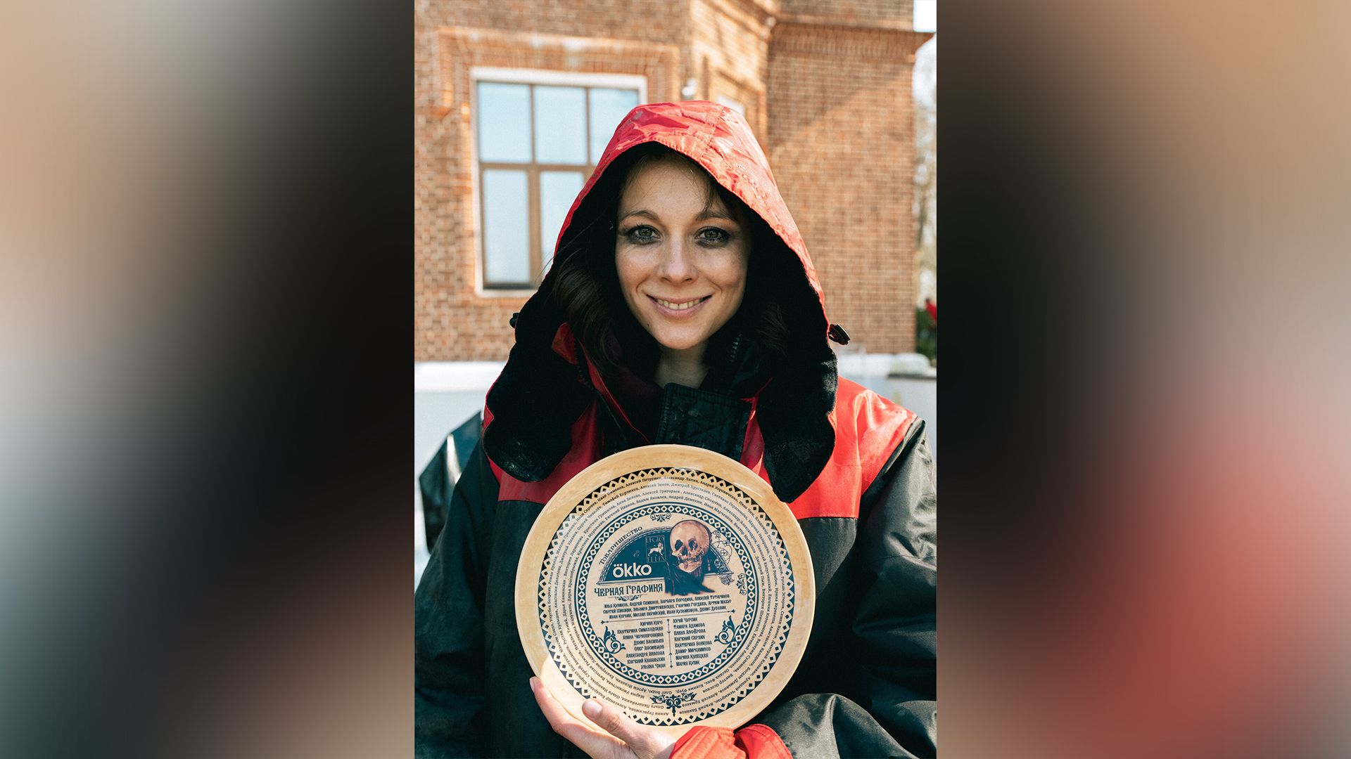 Екатерина Симаходская на съёмках сериала «Чёрная графиня»