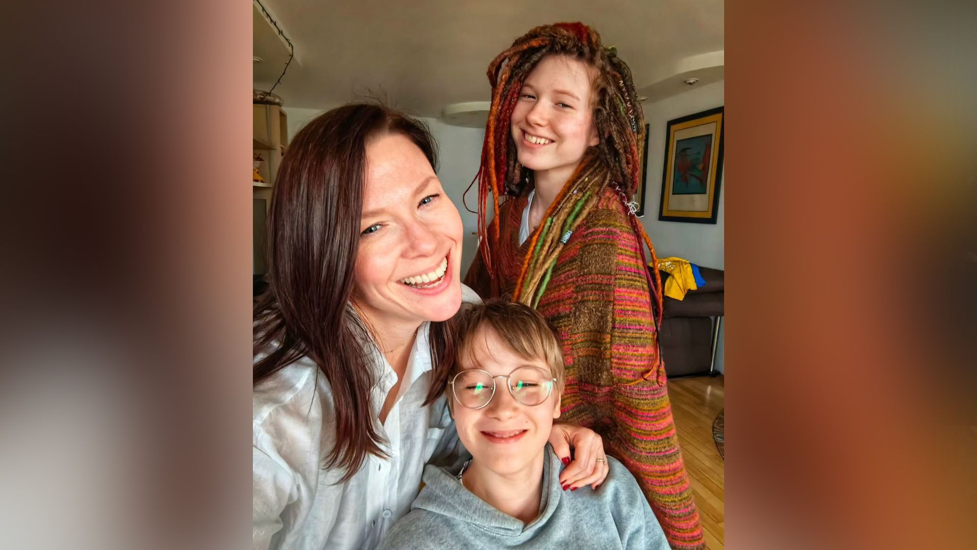 Ольга Смирнова Филимонова с детьми