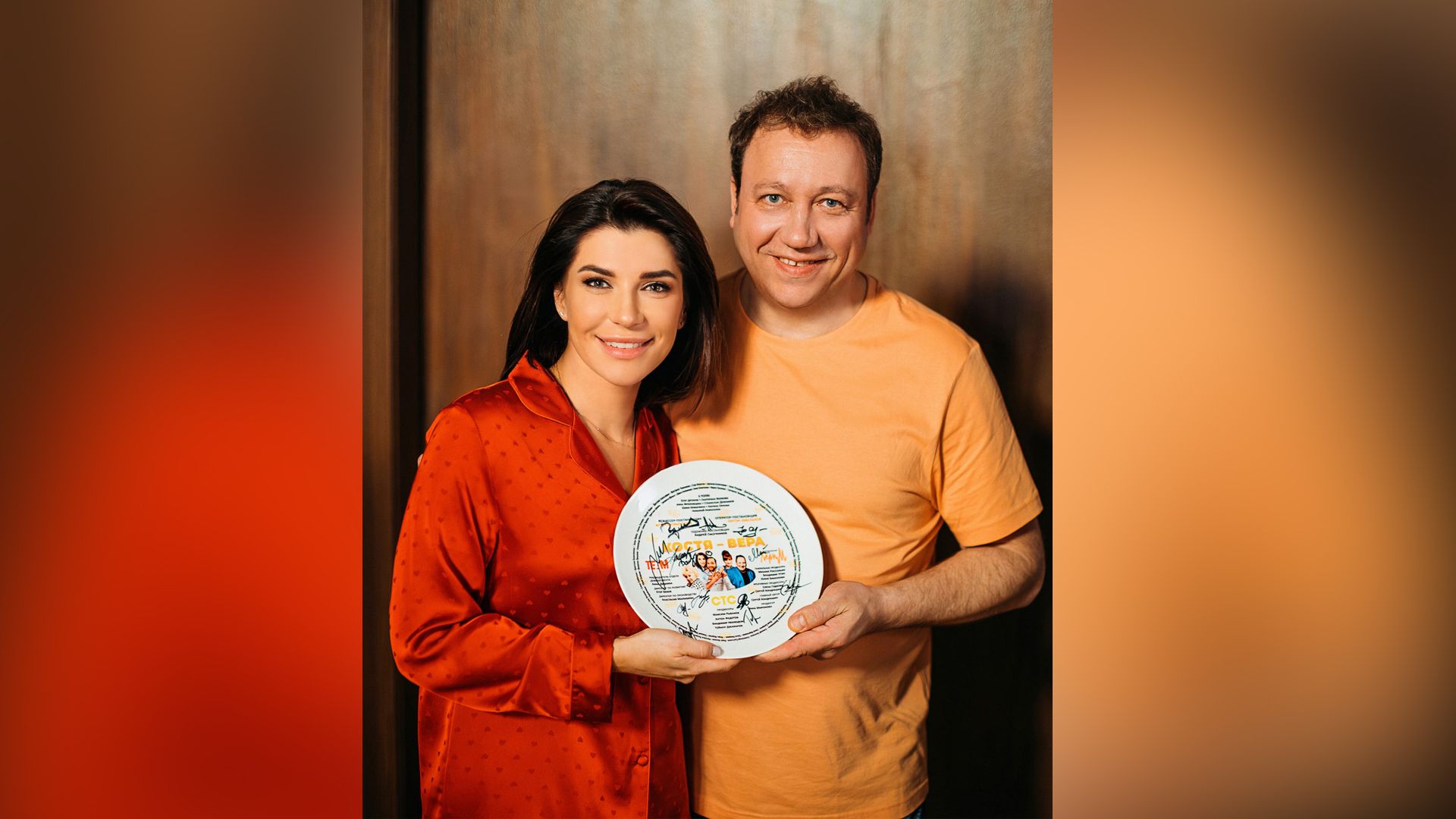 Екатерина Волкова и Георгий Дронов на съёмках сериала "Костя – Вера"