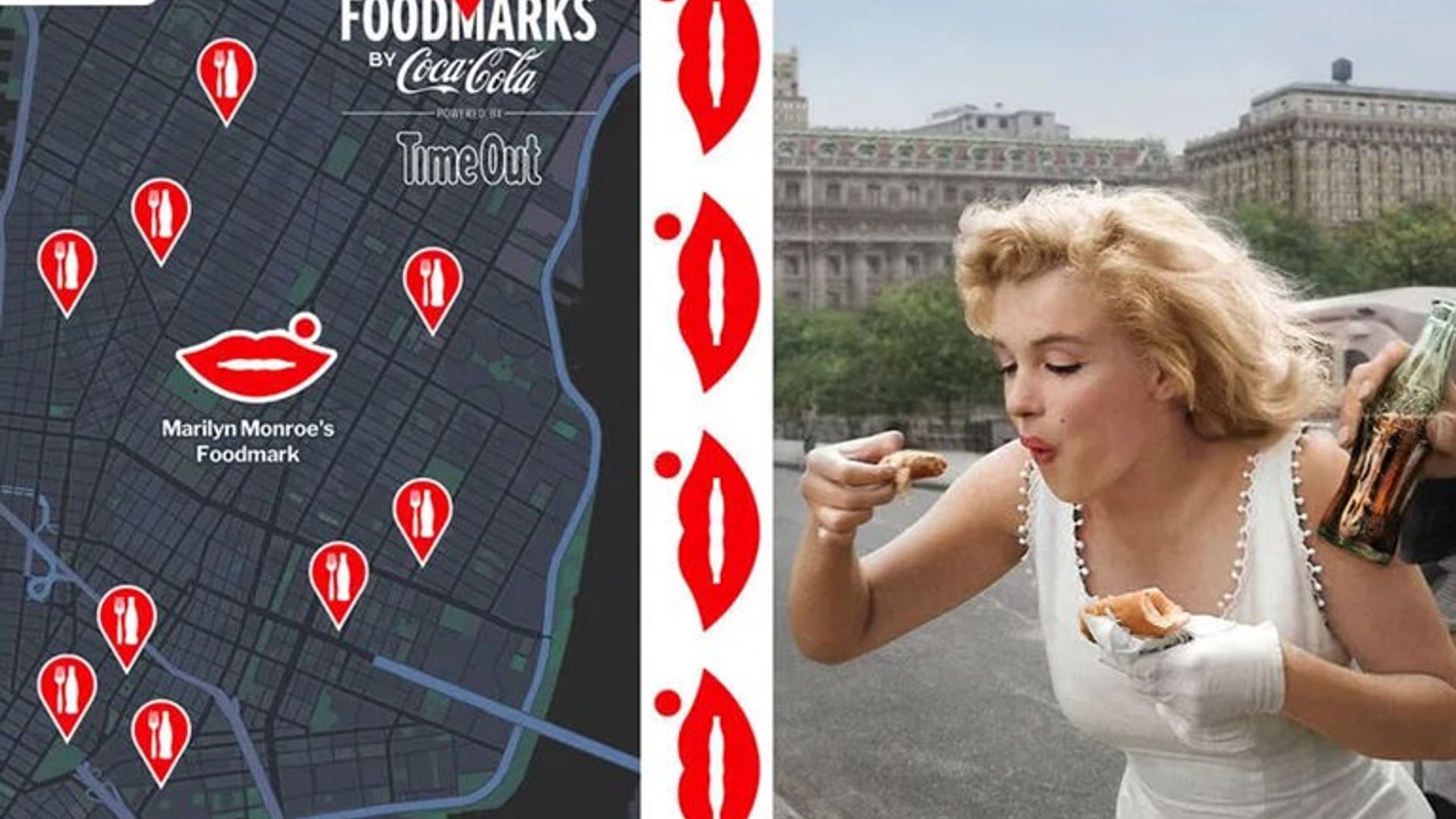 Путеводитель по любимым заведением Мэрилин от Coca-Cola