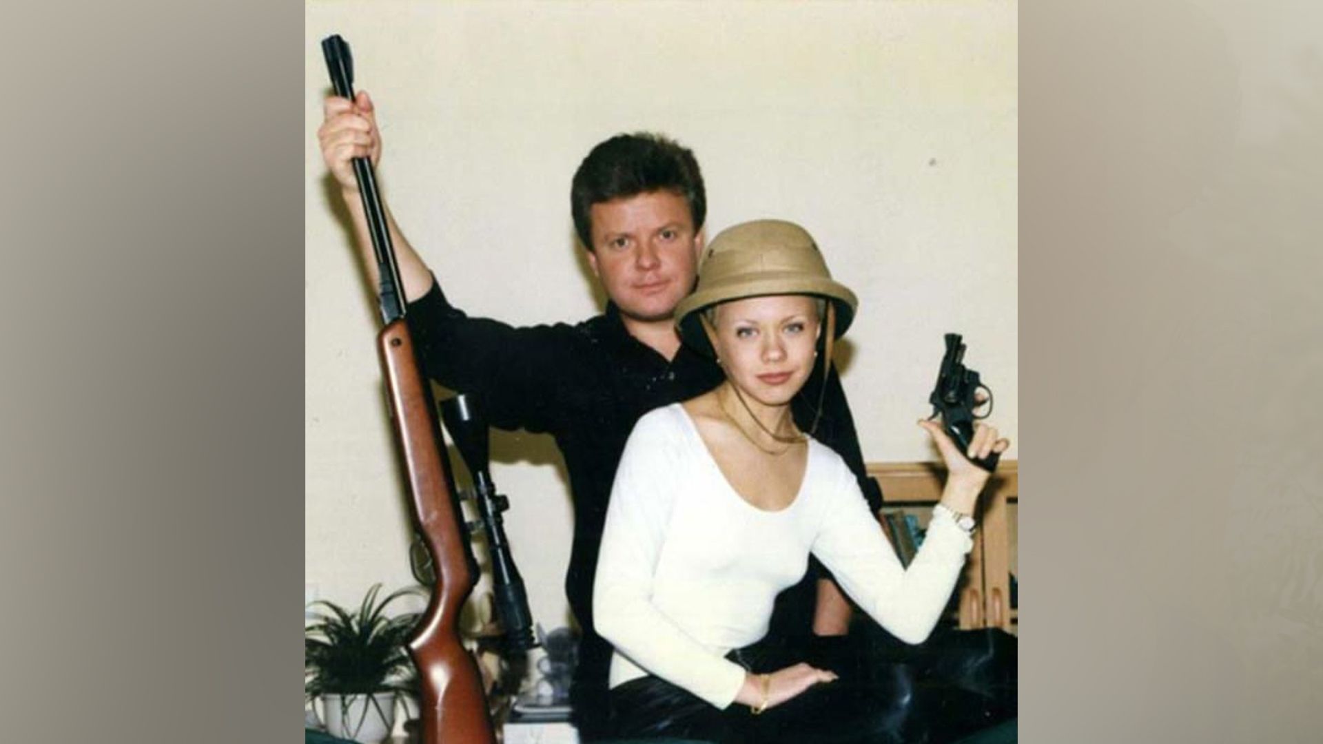 Елена Перова и её брат Сергей Супонев