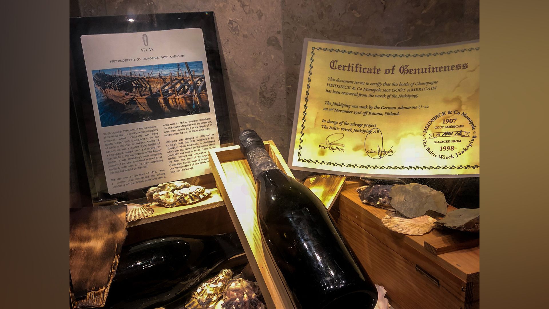 Шампанское Heidsieck, предназначавшееся последнему русскому императору