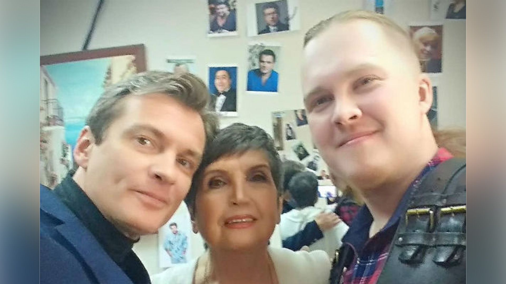 Владислав Резник, его мама и сын Илья