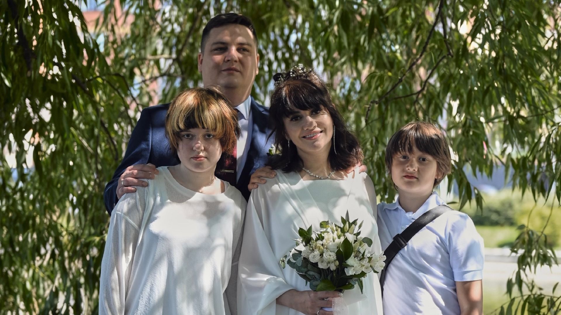 Певица Аня Руднева с семьей
