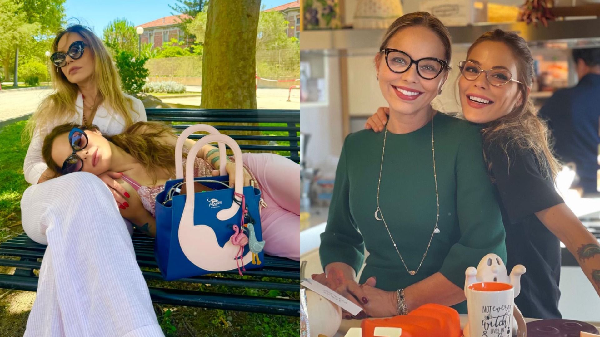 Актриса Орнелла Мути и ее дочь Найке