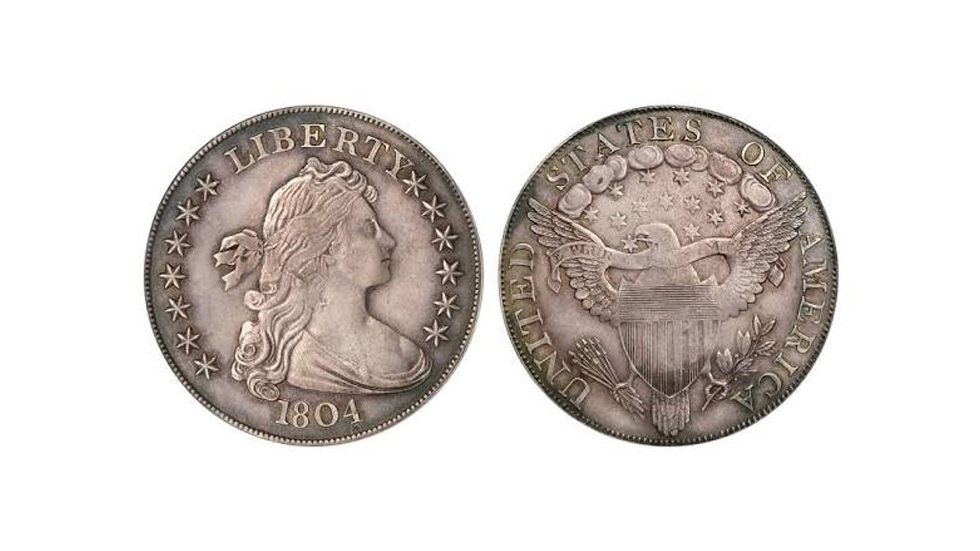 Серебряный доллар США 1804 года