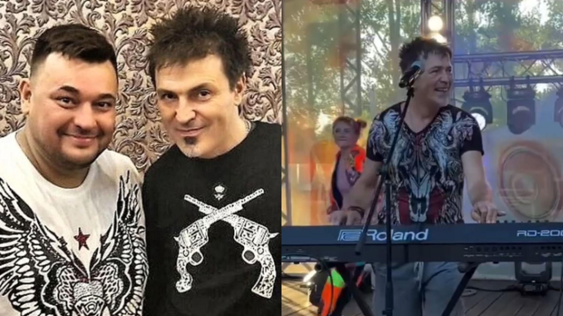 Музыканты Сергей Жуков и Алексей Потехин
