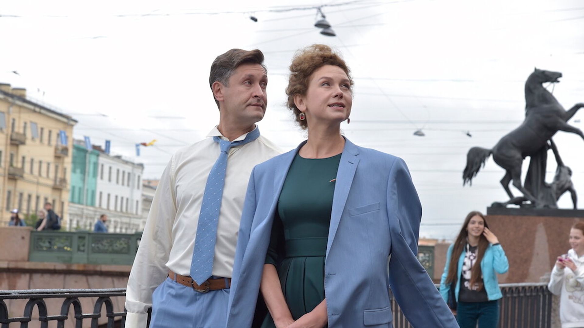 Кадр из сериала "Петербургский роман"