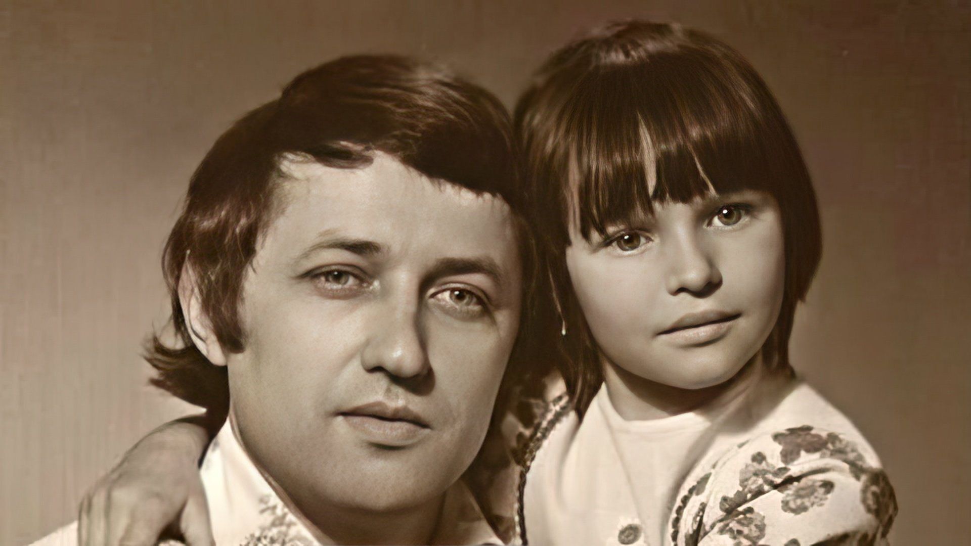 Анастасия Волочкова с отцом – Юрием Волочковым, чемпионом СССР по настольному теннису