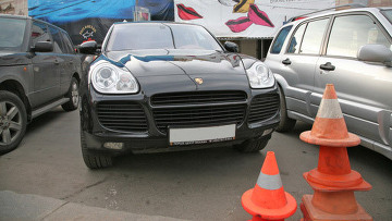 Porshe-Cayene угнали вместе с хозяйкой