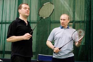 Премьер и президент являются поклонниками бадминтона