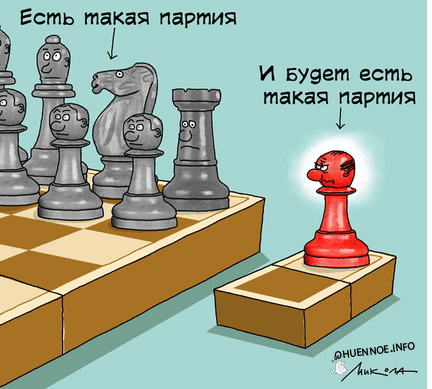 карикатура «Партии»