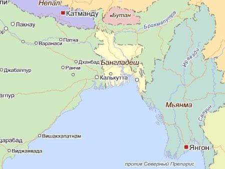В Банглашед после сильного шторма попали без вести от 1000 до 1500 тысяч рыбаков.