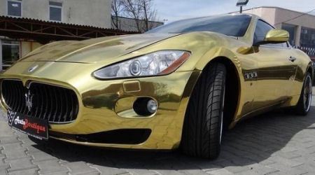 Золотой Maserati
