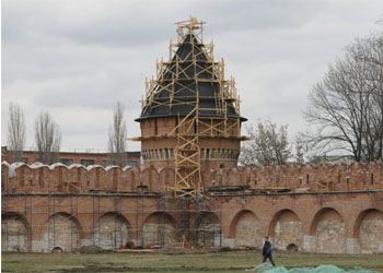 В Туле идет реставрация Кремля
