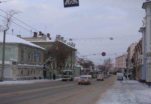 Улицы Томска зимой