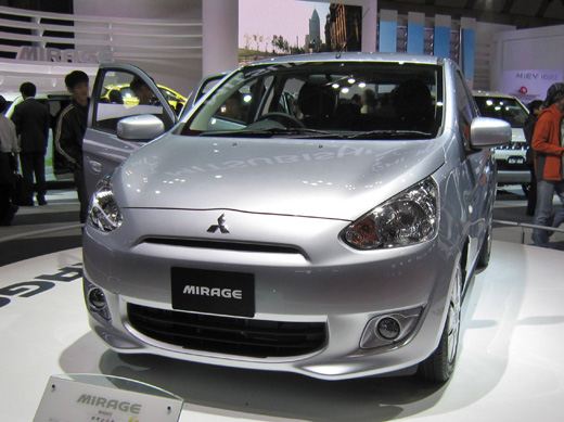 Mitsubishi Mirage на выставке в Токио