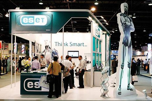 Стенд компании ESET на выставке