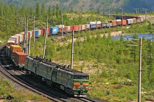 Перевозки по железной дороге – самые популярные среди крупных предприятий