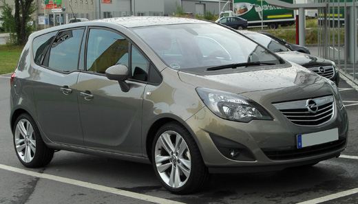 Внешний вид Оpel Meriva