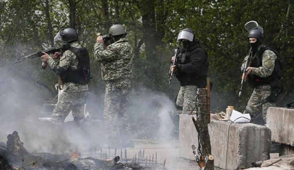 В Донецкой области атакован блокпост пророссийских ополченцев