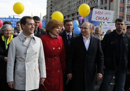Первомайская демонстрация профсоюзов возвращается на Красную площадь