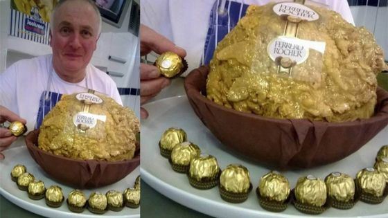 Пятикилограммовая конфета Ferrero Rocher