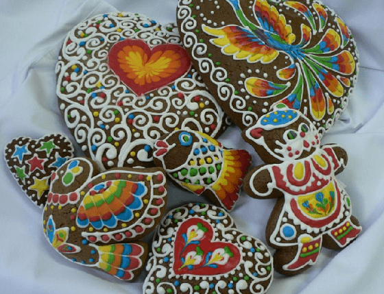 Пряники фигурные расписные