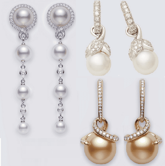 Сережки Mikimoto