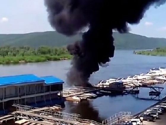 В это время на его борту находилась одна пассажирка