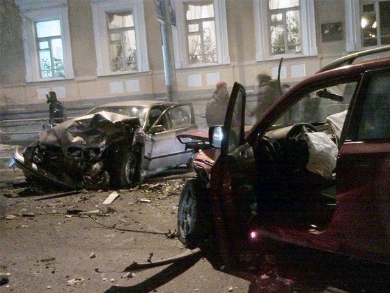 ДТП произошло на 50 километре Волоколамского шоссе