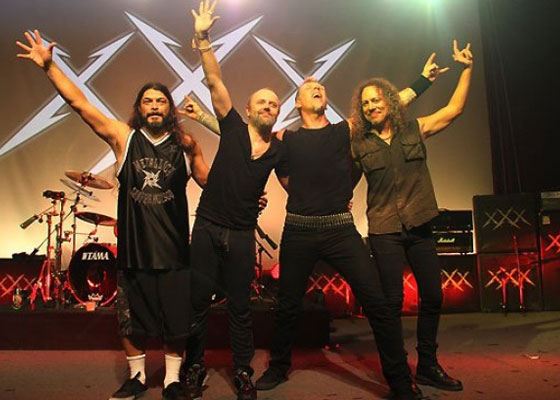 На фото: группа «Metallica»