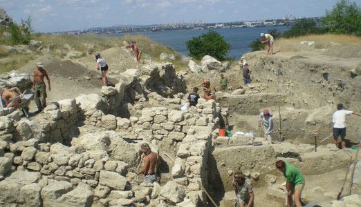 Археологические раскопки в Крыму