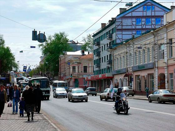 На улицах Томска