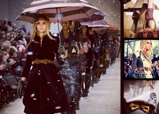 Из ленты Burberry в Instagram